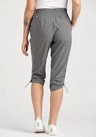 Women's Textured Hybrid Capri