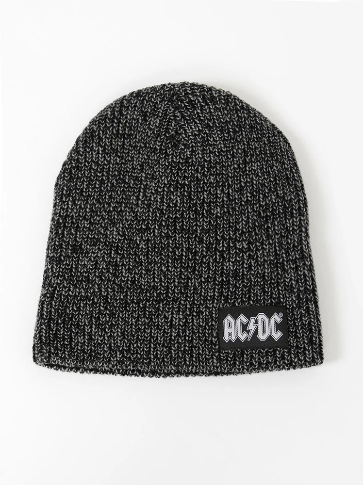 Men's ACDC Patch Rib Knit Beanie