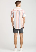 Men's Multicolour Striped Shirt