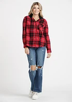 Women's Buffalo Plaid Hoodie