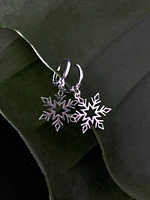 Women's Snowflake Drop Earrings