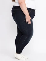 Women's Plus Dark Wash Skinny Jeans