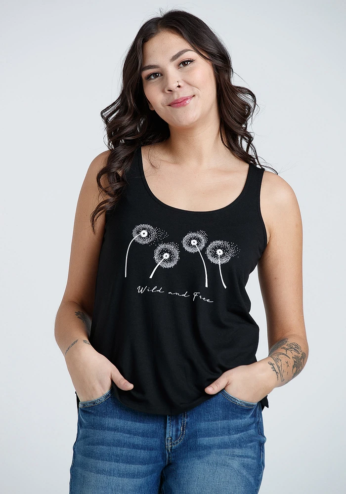 Women's Wild and Free Ladderback Tank