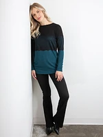 Women's Colour Block Lace Tunic