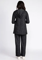 Women's Soft Knit Hooded Cardigan