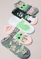 5Pk Mandalorian Pink Wanted No Show Socks