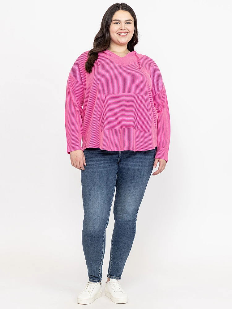 Women's Wavy Rib Hoodie