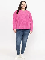 Women's Wavy Rib Hoodie