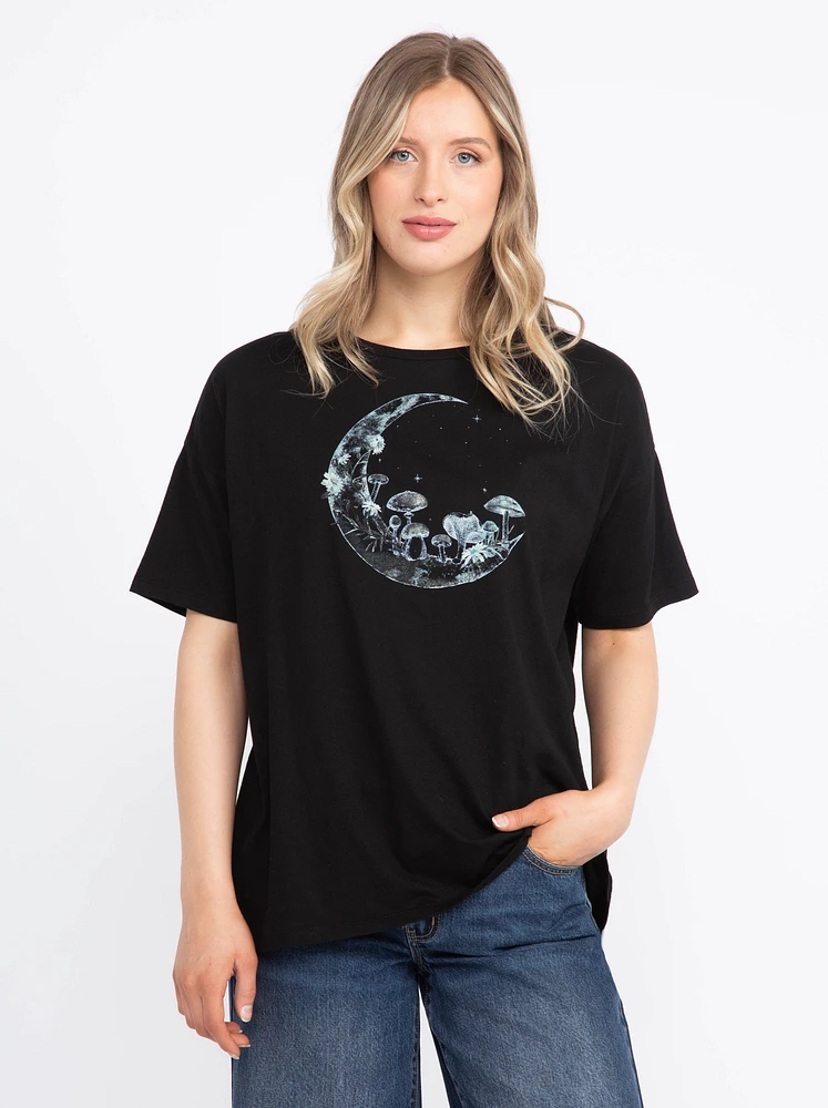 Women's Moon Oversized Tee