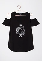 Women's Celestial Cold Shoulder Tee