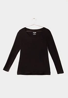 Women's Scoop Neck Long Sleeve Tee