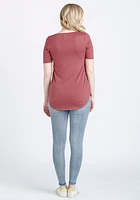 Women's Scoop Neck Legging Tunic Tee