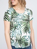 Women's Tropical Scoop Neck Tee