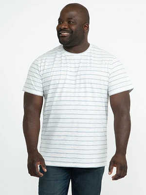 Men's Textured Striped Tee