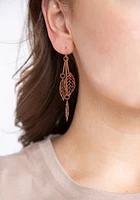 Women's Leaf Drop Earrings