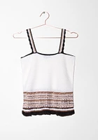 Women's Crochet Sweater Tank