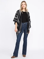 Women's Textured Stripe Wrap