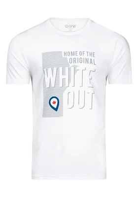 Men's White Out Playoff Tee