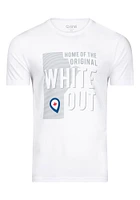 Men's White Out Playoff Tee