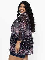 Women's Butterfly Mesh Cardigan