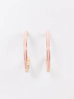 Women's Pink Stone Earrings