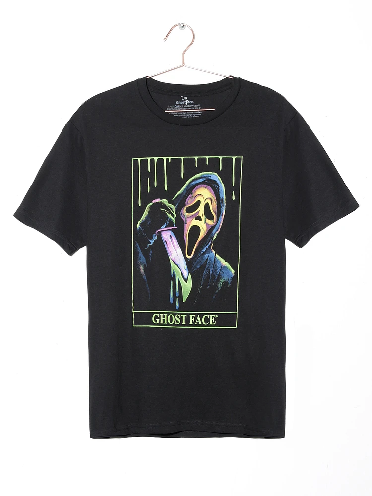 Men's Ghost Face - Neon Drip Tee