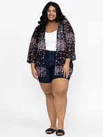 Women's Butterfly Mesh Cardigan