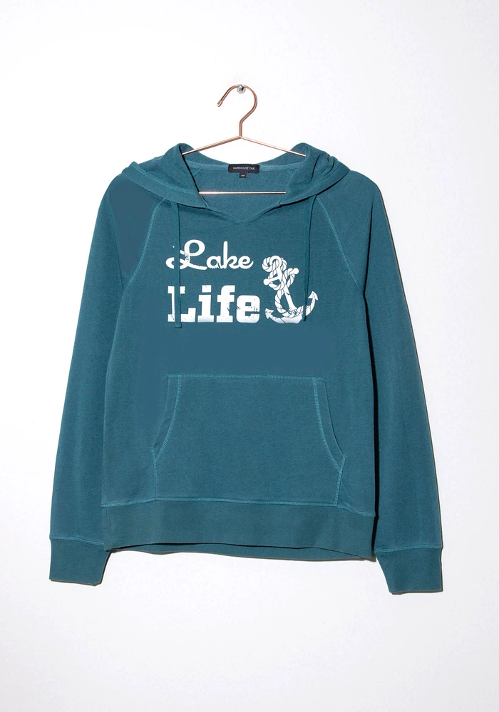 Women's Popover Lake Life Hoodie