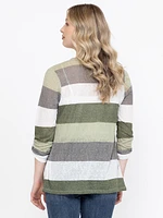 Women's Stripe Cardigan