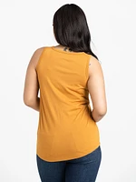 Women's Scoop Neck Loose Fit Tank
