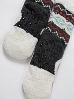 Women's Nordic Owl Slipper Sock