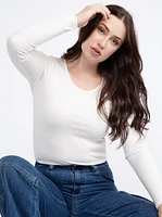 Women's Ribbed Long Sleeve Tee