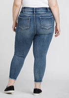 Women's Plus High Rise Skinny Crop