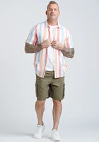 Men's Multicolour Striped Shirt