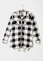 Women's Buffalo Plaid Tunic Shirt