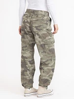 Women's Relaxed Printed Cargo Jogger