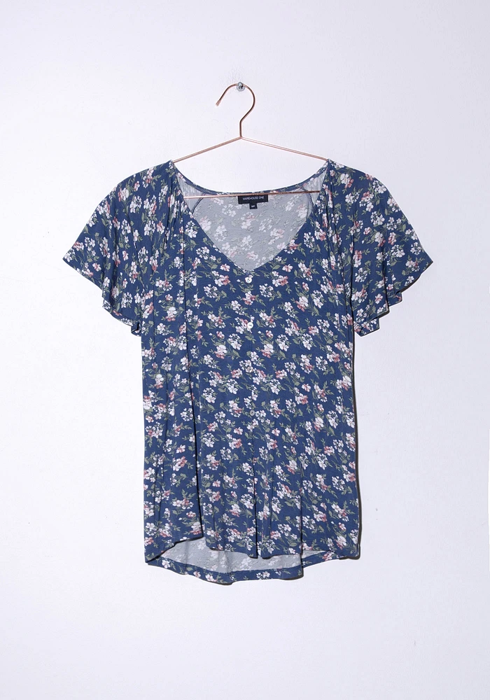 Women's Ditsy Floral Top