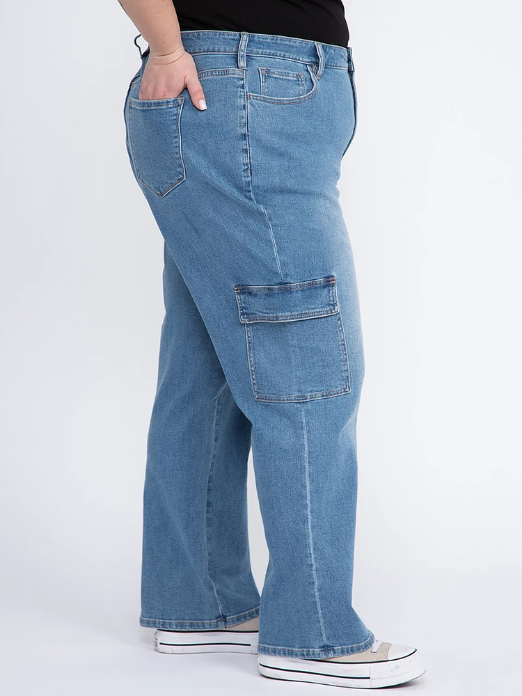 Women's Plus High Rise 90's Loose Cargo