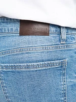 Men's Light Wash Relaxed Slim Jeans