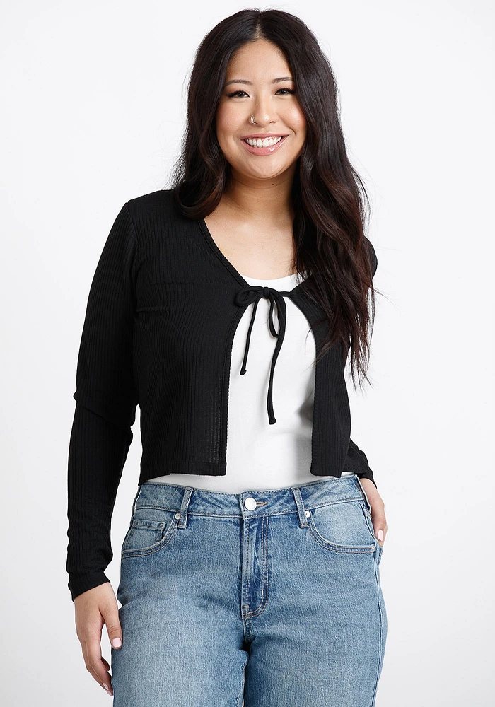 Women's Tie Front Cardigan