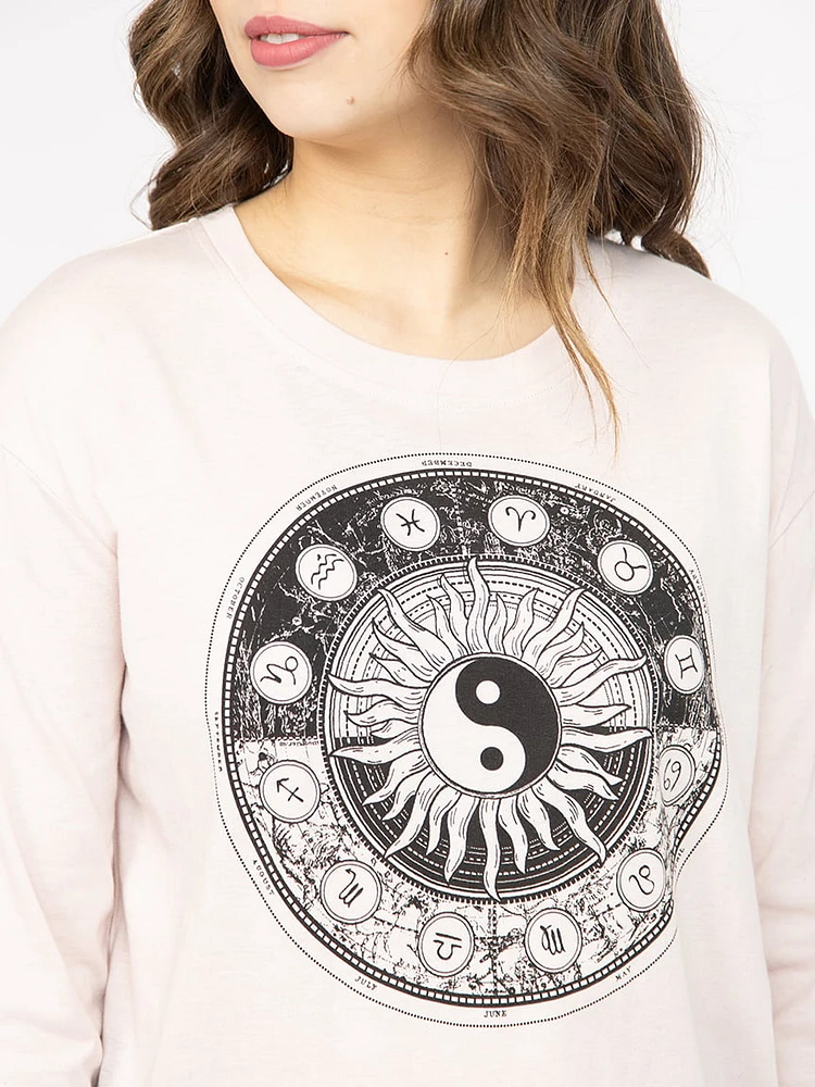 Women's Ying Yang Long Sleeve Tee