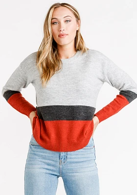 Womens' Colour Block Sweater