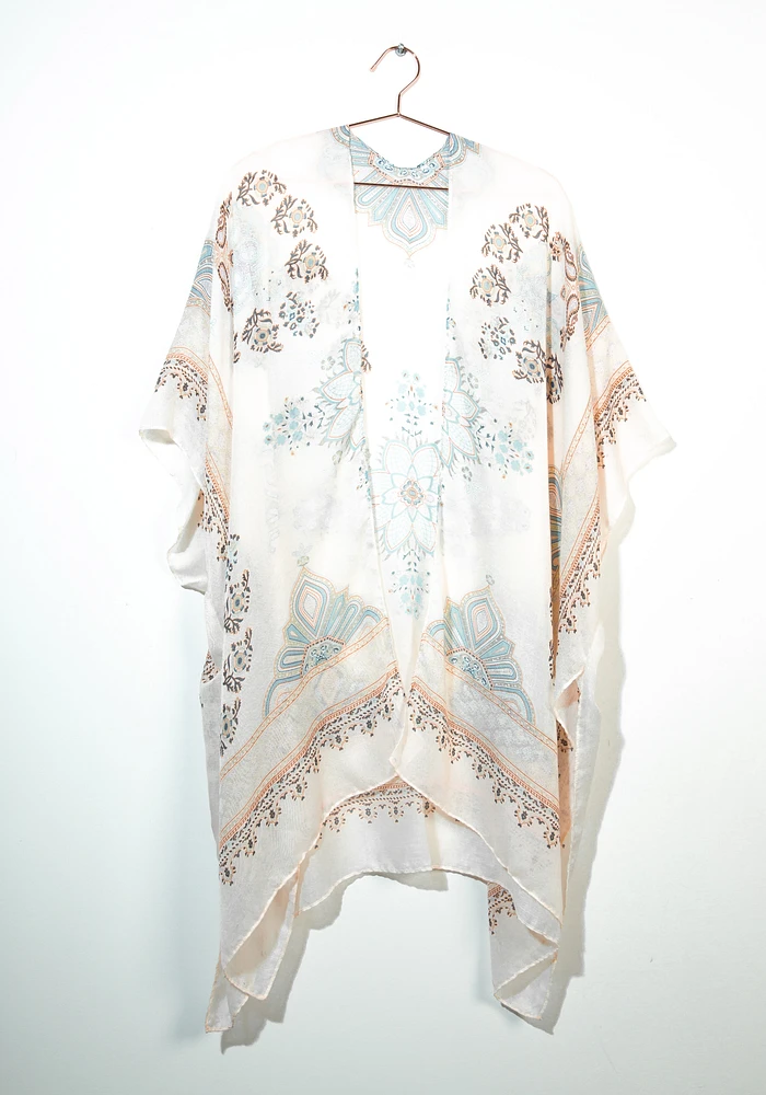 Women's Medallion Print Wrap