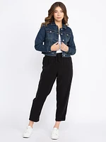 Women's Soft Pull-on Utility Cropped Weekender Pants