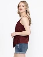 Women's Fringe Strappy Tank