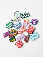 16 Pack Good Vibes Shoe Charms