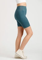 Women's Washed Rib Seamless Bike Short