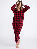 Women's Buffalo Plaid Onesie