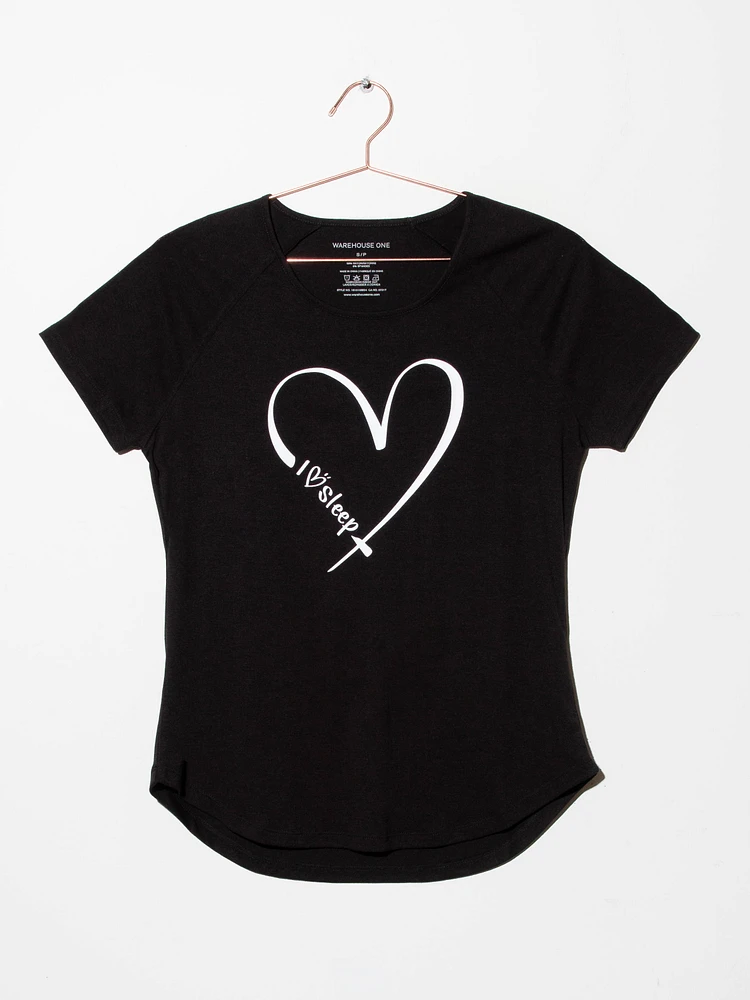 Women's Heart Sleep Tee