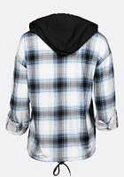 Women's Plaid Popover Hoodie